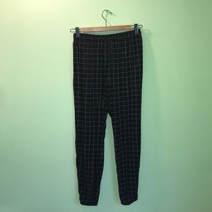 High-Waisted Drawstring Relaxed Pants